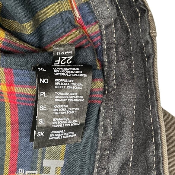 Kuhl Rydr Vintage Patina Dye Pants Forged Iron Size 30 x 32 Flannel Lined Climb - Picture 15 of 15